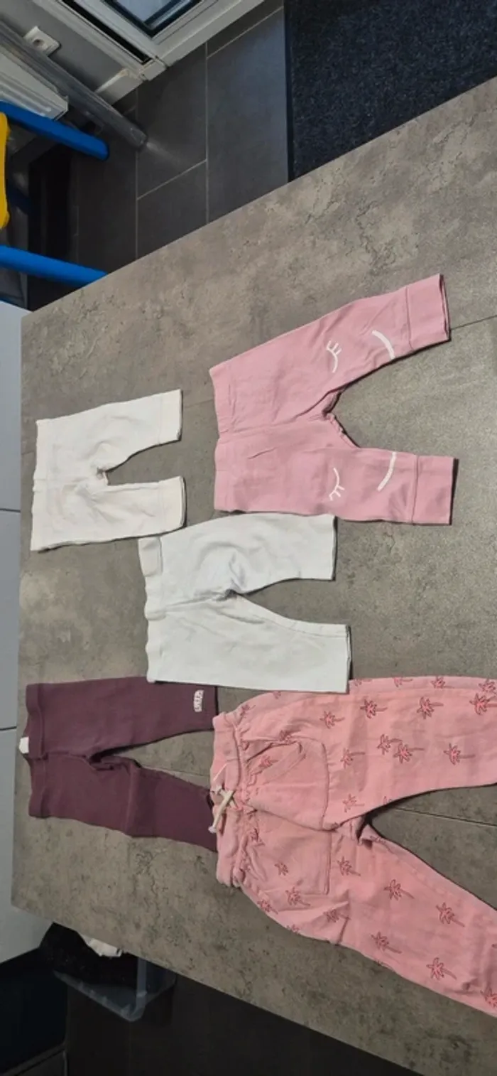Lot de 5 pantalons pour fille