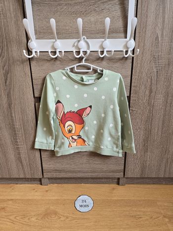 Vêtement Bébé Fille - Pull Bambi - Disney - 24 mois