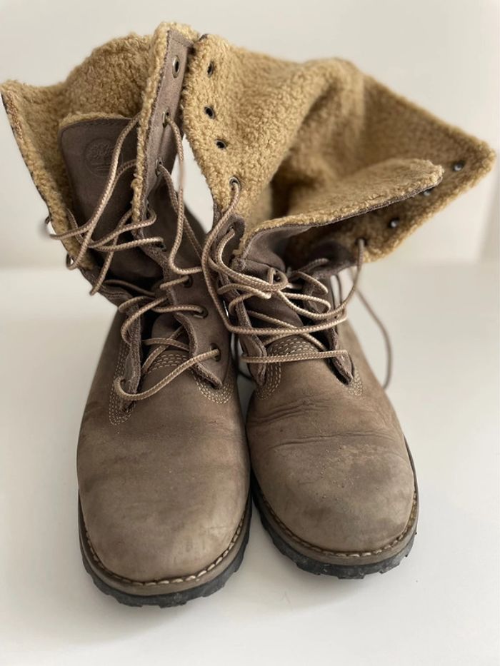 Bottine marron Timberland - photo numéro 3