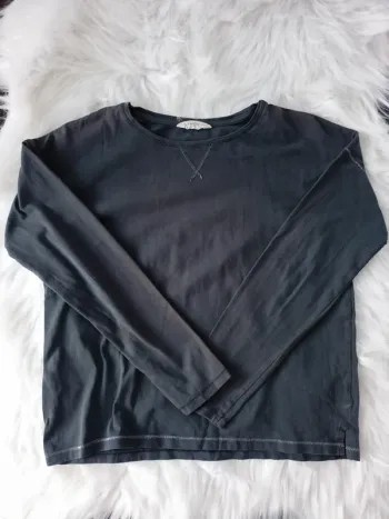 T shirt anthracite 11/12 ans mango kidsH*7
