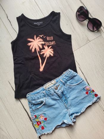 Ensemble estival fille 6ans hm inextenso