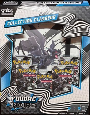 Coffret classeur foudre noire avec cartes