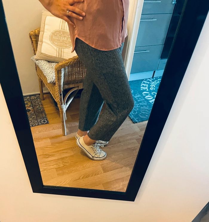 Pantalon ample léger taille 40 large ceinture élastique - photo numéro 2