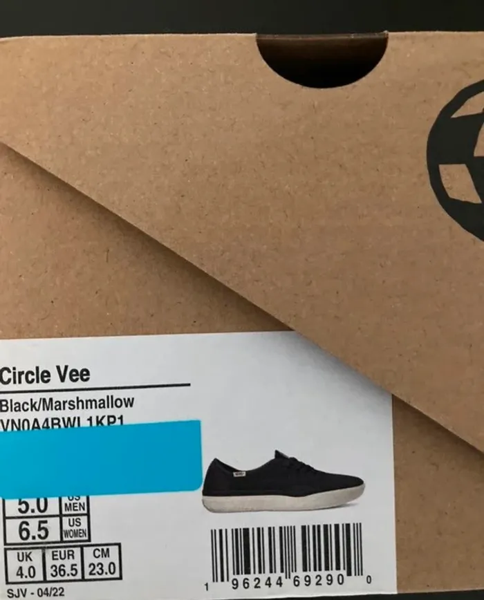 Vans baskets circle vee noir confortable taille 36,5 - photo numéro 3
