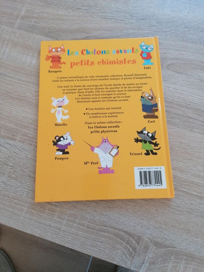 Livre les chatons savants petits chimistes - photo numéro 2