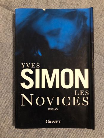 Livre Yves Simon les novices