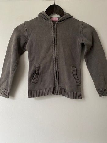 Gilet zippé à capuche