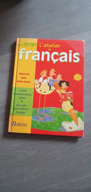 Livre l'atelier de français cp/ce1