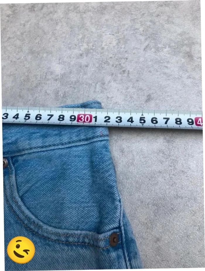 Short Levi's 501 W22 FR32 Bleu Femme Women #SHO46 - photo numéro 5