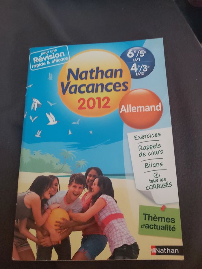 Cahier de vacances