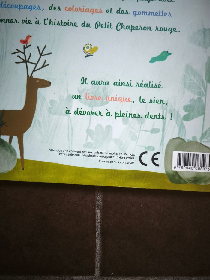 Livre conte activités Le petit chaperon rouge Mila - photo numéro 2