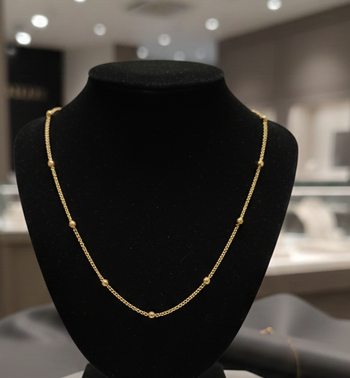 collier boule femme en acier inoxydable