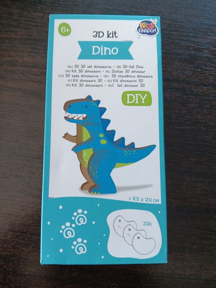 Kit 3D dinosaure neuf