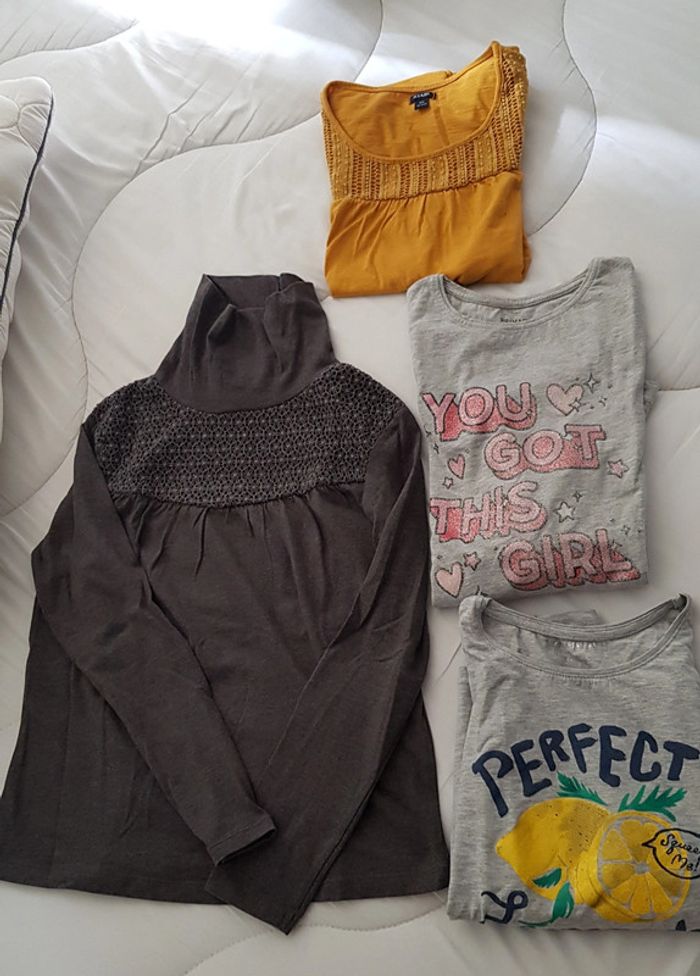 Lot t-shirt manches longues
