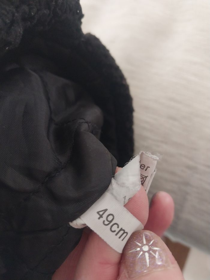 Chapka hiver noire 49 cm - photo numéro 5