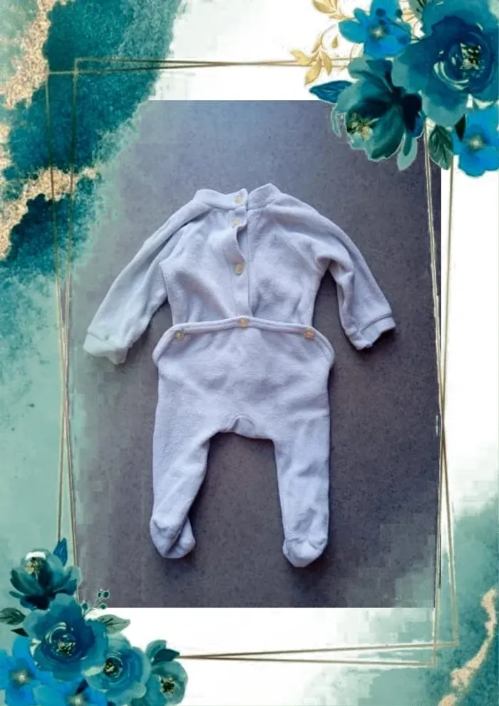 Pyjama velours 3mois prenatal - photo numéro 2