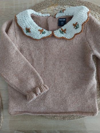 Pull à col fleur Kiabi 6 mois