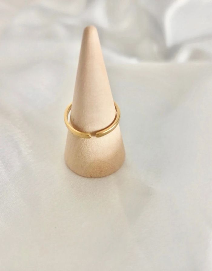 Bague en acier inoxydable ajustable ovale résiste à l’eau - photo numéro 2