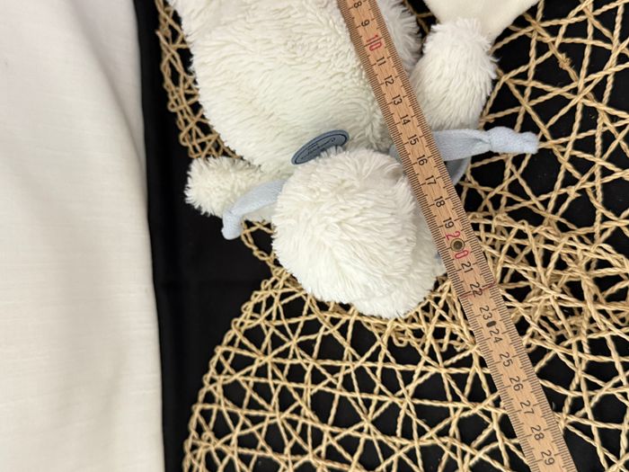 Doudou et compagnie hippopotame blanc bleu mouchoir - photo numéro 7