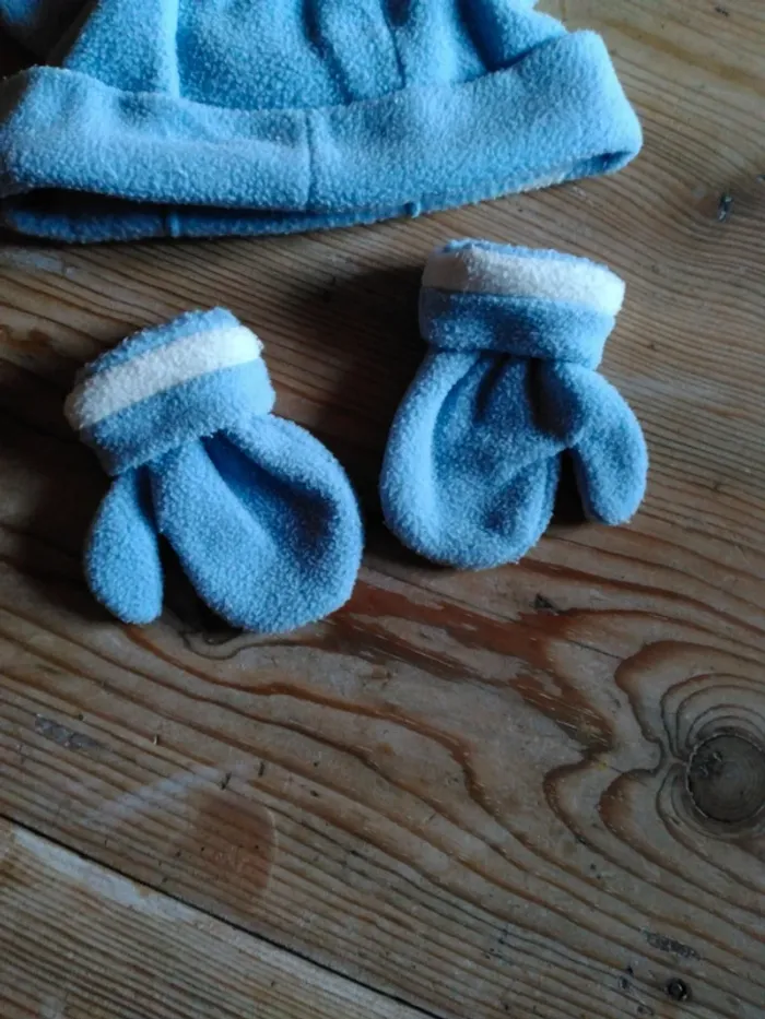 Ensemble Bonnet+ Petits Gants - photo numéro 3