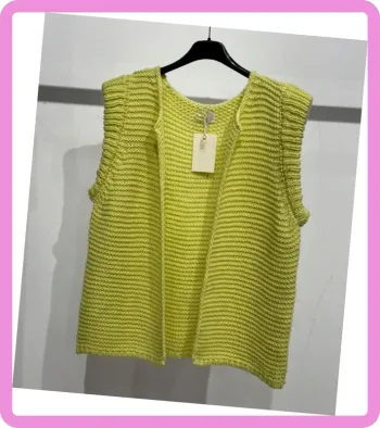 Gilet en maille sans manches - Taille Unique - Neuf avec étiquette