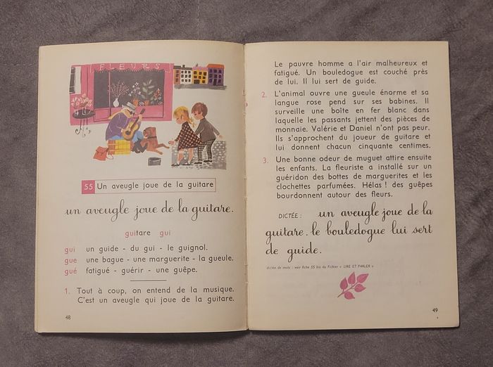 DANIEL ET VALERIE, METHODE MIXTE DE LECTURE, 2e LIVRET Vincent R. Houblain L. 1978 - photo numéro 5