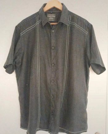 Magnifique chemise noire style bohème chic