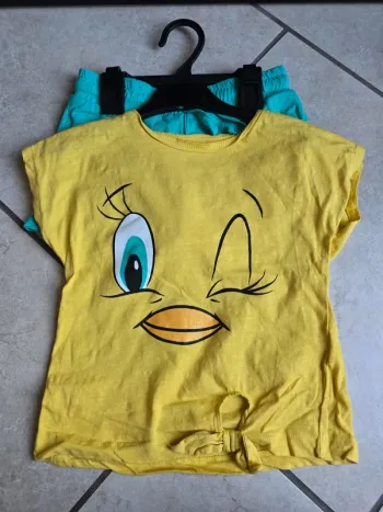 pyjama 2 pièces short titi Looney tunes