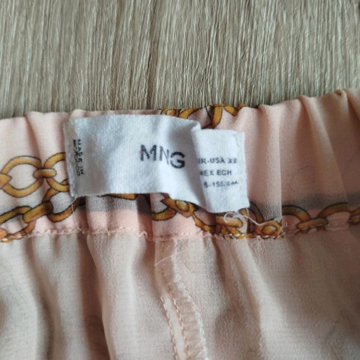 Jupe longue fluide été imprimé chaînettes | Mango | XS - photo numéro 2
