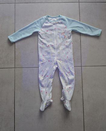 Pyjama combinaison fille - 2/3 ans