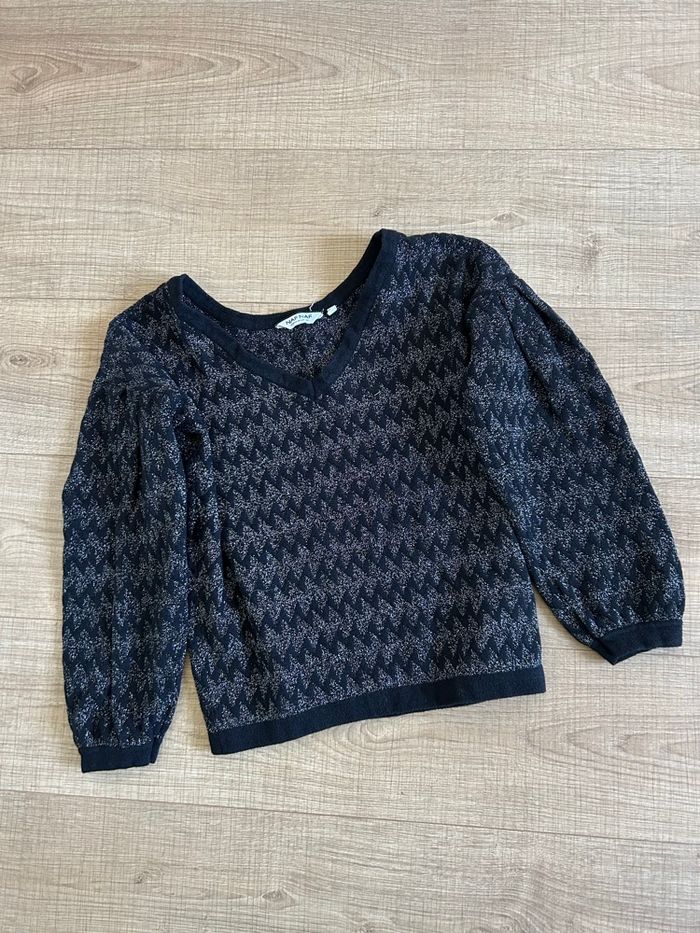 Pull noir et argenté pailleté Naf Naf taille XS excellent état - photo numéro 7