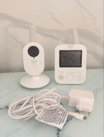 Babyphone écoute-bébé SCD833 Philips Avent. État neuf, protection sur l’écran.