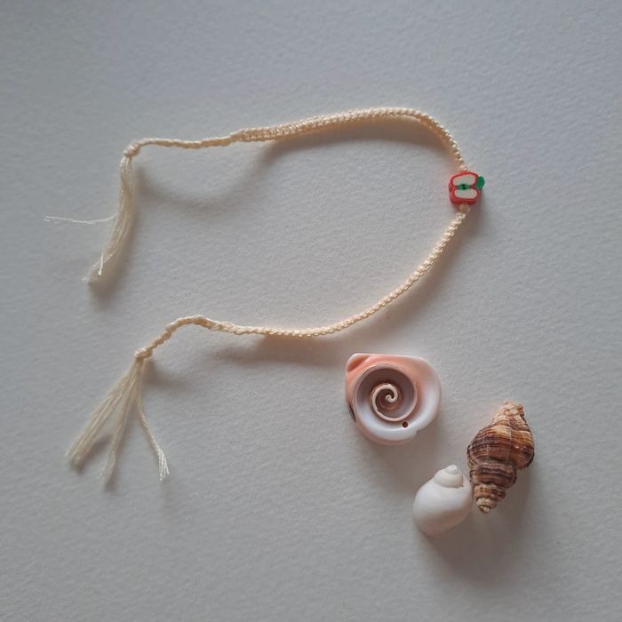 (Réduction) Bracelet avec perles-pomme - photo numéro 3