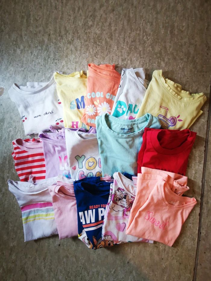 Lot de 15 t-shirts