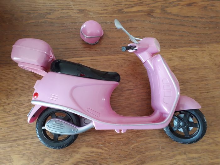 Mattel Barbie Scooter rose avec la poupée - photo numéro 3