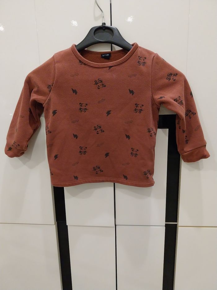 Sweat kiabi  marron