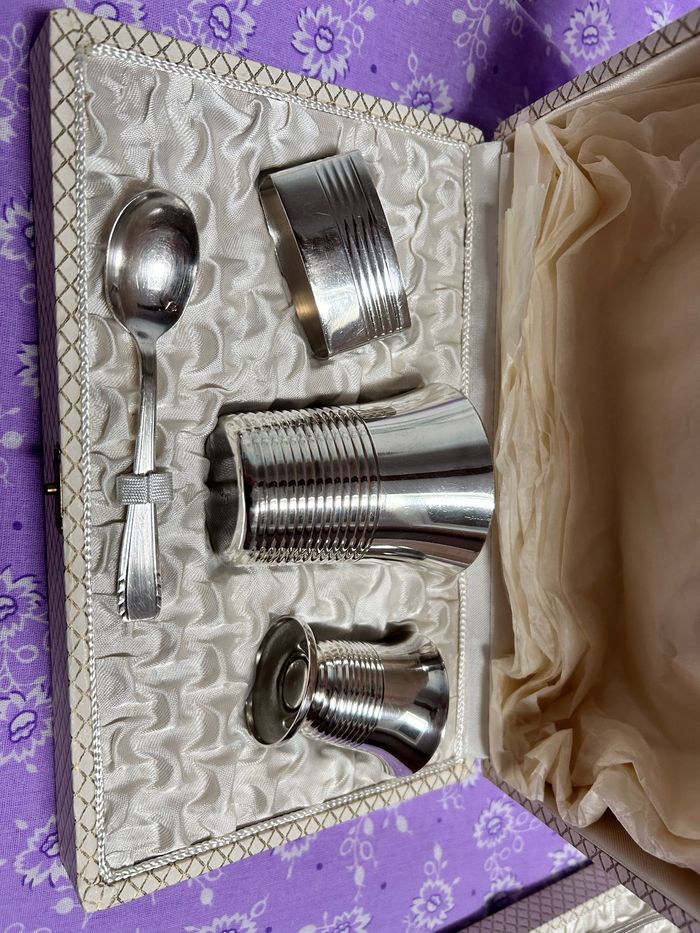 Cadeau de naissance argenterie - photo numéro 2