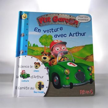 Livre p'tit garçon en voiture avec Arthur histoires a deux voix