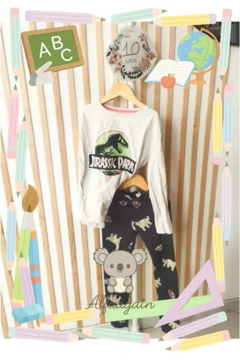 Ensemble Jurassic park legging et haut 10ans