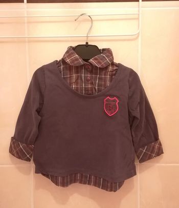 Tee-shirt avec col inséré T3 ans - V92B