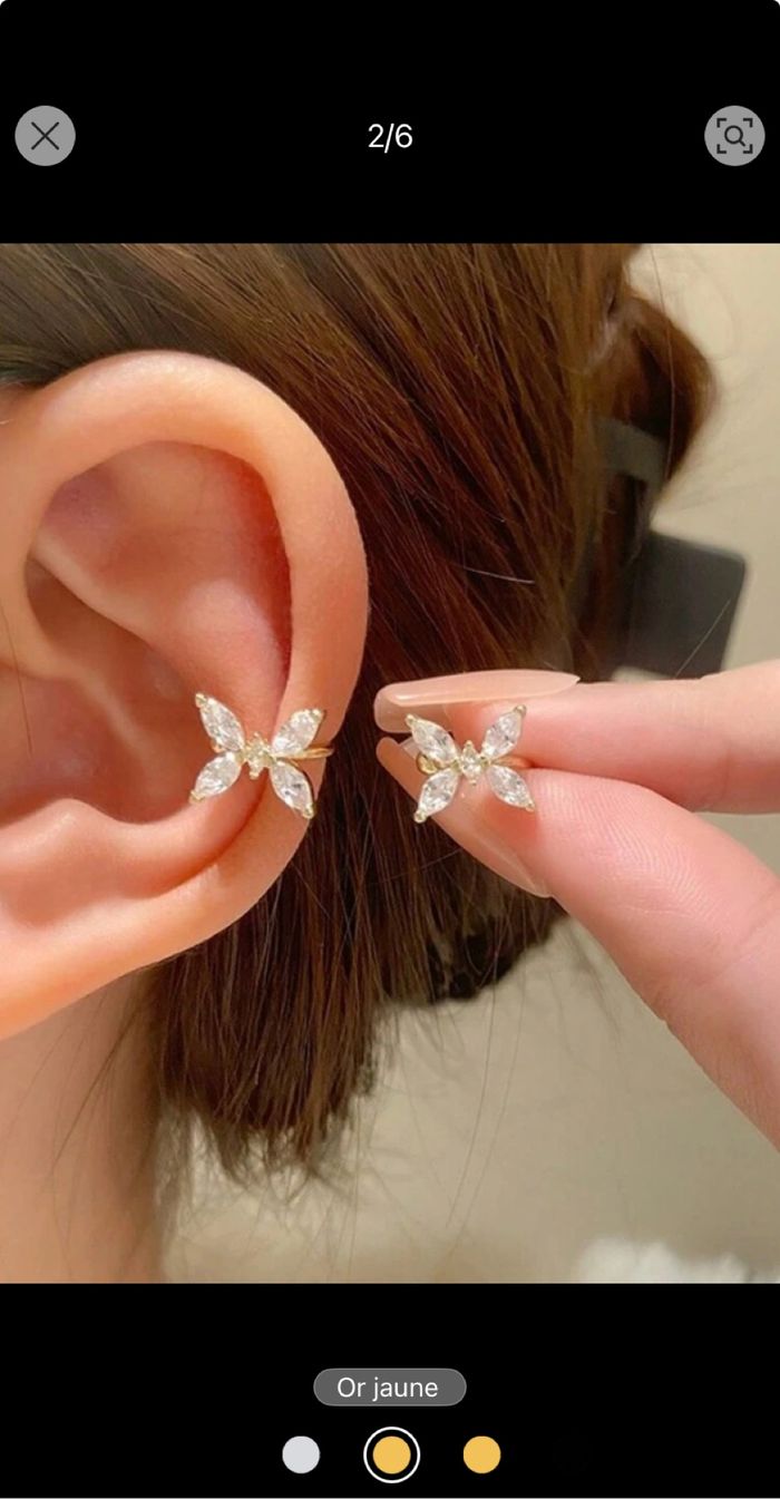 Boucles d’oreilles papillons SHEIN - photo numéro 6