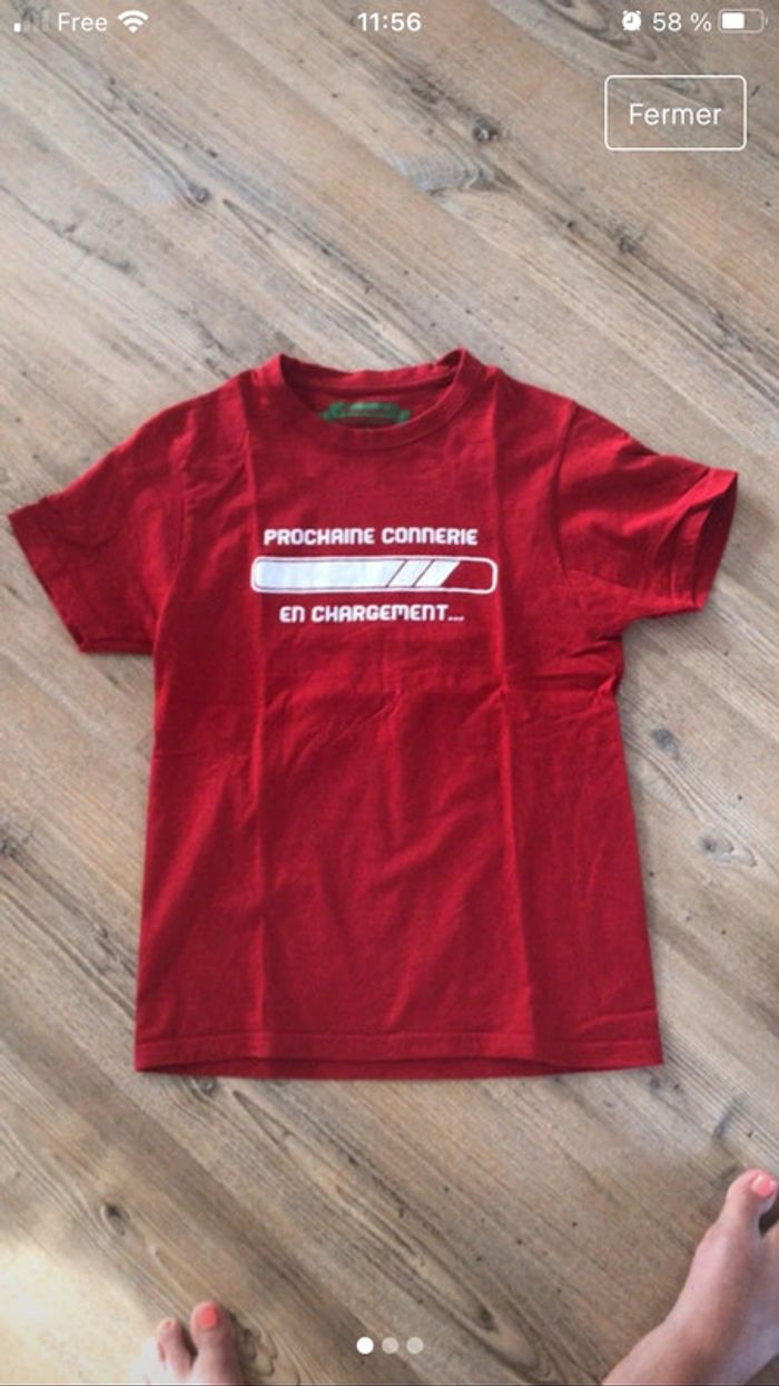 Teeshirt rouge