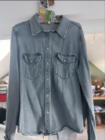 Chemise en jeans bleu H&M taille M