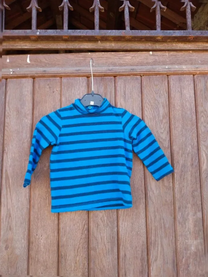 Pull à col roulé bébé garçon 18 mois tissaia