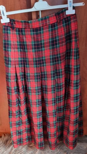 Véritable jupe écossaise (kilt) taille 10 (38FR) vintage