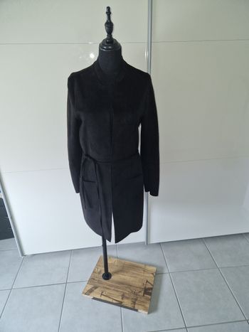 Veste en daim noir