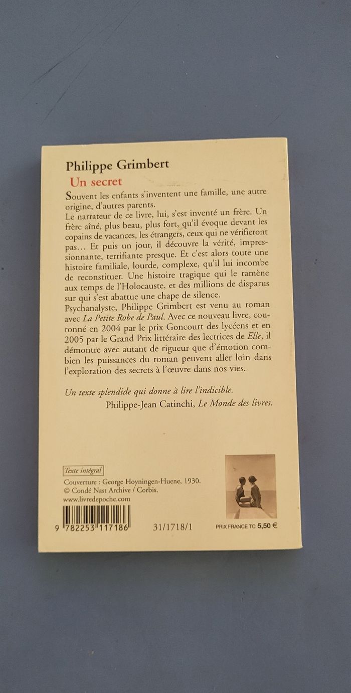 Un secret de Philippe Grimbert - photo numéro 2