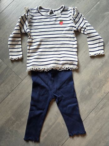 Ensemble H&M fille 12 mois