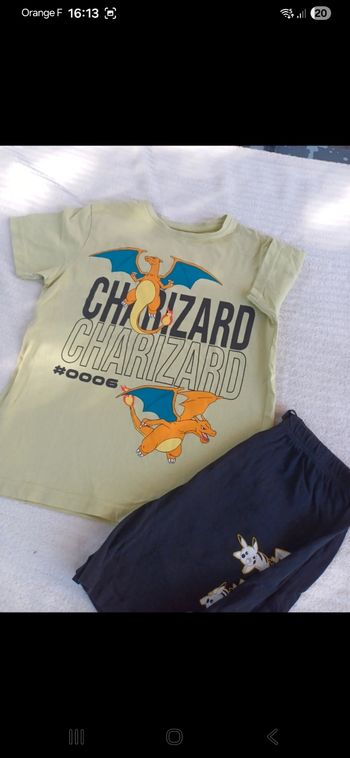 Pyjashort garçon taille 8 ans