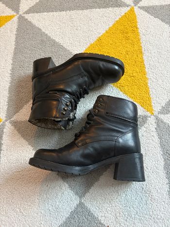 Bottines à talons en cuir vintage Taille 37